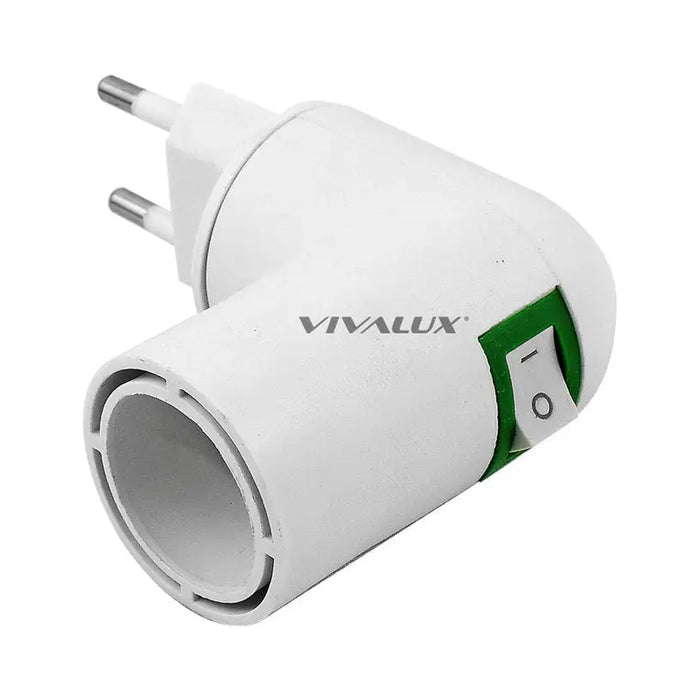SOCKET E27 PLUG AND SWITCH FIXED IP20 VIVALUX - Ел.апаратура<<<Електроматериали<<<Строителни