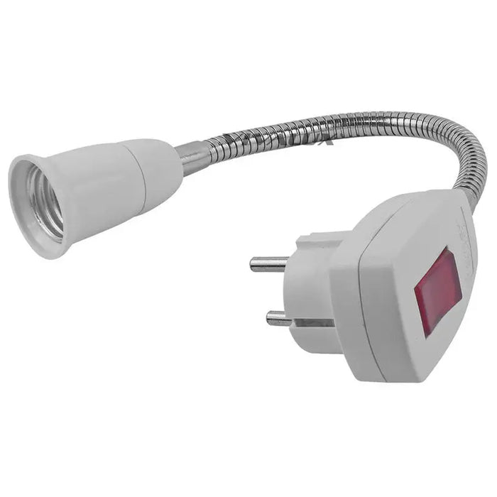 SOCKET E27 + PLUG AND SWITCH IP20 VIVALUX STECKER - Настолни лампи<<<Вътрешно осветление<<<Мебели и