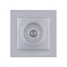 SOCKET TV END SILVER NILSON ALEGRA - Ключове и контакти<<<Електроматериали<<<Praktiker&&&Ключове и