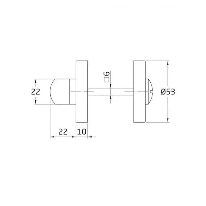 SOCKET WITH SERVICE KEY AMIG 9RX - Обков за врати<<<Обков<<<Мебели и интериор<<<Praktiker&&&Обков за врати<<<Врати и