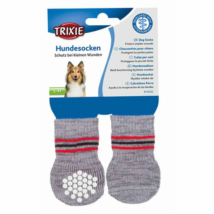 Socks Trixie Grey XS/S Dog - Домашни Животни<<<Дом Градина<<<BigBuy&&&Пътуване и разходки<<<Домашни Животни<<<Дом