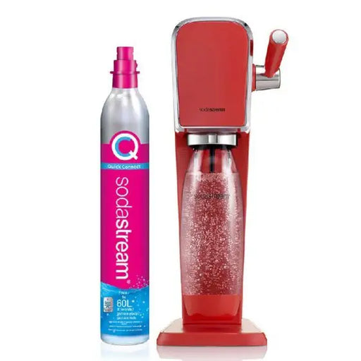 Sodastream Art Mandarin Red soda machine - Пречистване на вода<<<Уреди за кухня<<<Малки електроуреди<<<TechnoMix