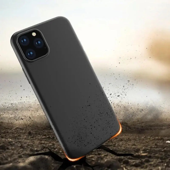 Soft Case TPU gel protective case cover for iPhone 12 Pro black - Cell phone cases and covers<<<HurtelXML