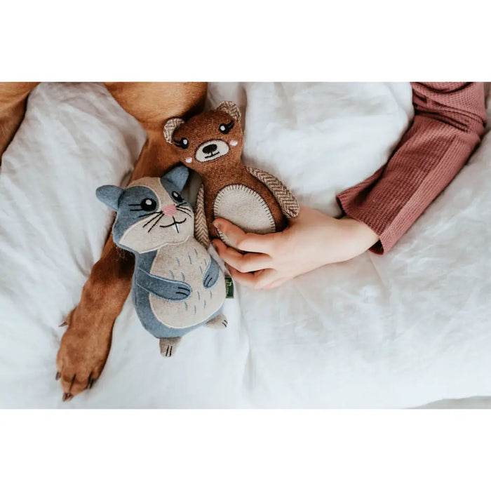 Soft toy for dogs Hunter Brown 100 % Recycled Bear - Домашни Животни<<<Дом Градина<<<BigBuy&&&Играчки<<<Домашни
