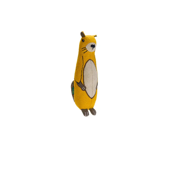 Soft toy for dogs Hunter Yellow Cotton 100 % Recycled Marmot 20 cm - Домашни Животни<<<Дом