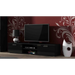 SOHO 1 furniture set (RTV180 cabinet + S1 cabinet + shelves) Black/Black gloss - Modern wall unitsMES-NOW<<<Wall