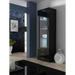 SOHO 1 furniture set (RTV180 cabinet + S1 cabinet + shelves) Black/Black gloss - Modern wall unitsMES-NOW<<<Wall
