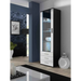SOHO 4 set (RTV180 cabinet + 2x S1 cabinet + shelves) Black/White gloss - Modern wall unitsMES-NOW<<<Wall