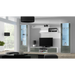 SOHO 4 set (RTV180 cabinet + 2x S1 cabinet + shelves) White/Grey gloss - Modern wall unitsMES-NOW<<<Wall