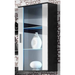 SOHO 5 set (RTV180 cabinet + Wall unit + shelves) Black/White gloss - Modern wall unitsMES-NOW<<<Wall