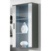 SOHO 5 set (RTV180 cabinet + Wall unit + shelves) Grey/Gloss white - Modern wall unitsMES-NOW<<<Wall UnitsMES<<<ActionPL