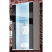 SOHO 5 set (TV180 cabinet + Wall unit + shelves) White/Black gloss - Modern wall unitsMES-NOW<<<Wall UnitsMES<<<ActionPL