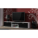 SOHO 5 set (TV180 cabinet + Wall unit + shelves) White/Black gloss - Modern wall unitsMES-NOW<<<Wall UnitsMES<<<ActionPL