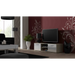 SOHO 7 set (RTV140 cabinet + S1 cabinet + shelves) Sonoma oak / White gloss - Modern wall unitsMES-NOW<<<Wall