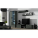 SOHO 8 set (RTV180 cabinet + S6 + shelves) Grey / Gloss grey - Modern wall unitsMES-NOW<<<Wall UnitsMES<<<ActionPL