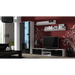 SOHO 8 set (TV180 cabinet + S6 + shelves) White / Black gloss - Modern wall unitsMES-NOW<<<Wall UnitsMES<<<ActionPL