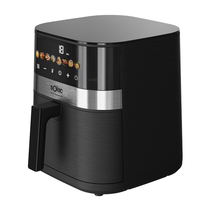 Healthy cooking appliance SOLAC LEVITER DIGITAL 5 5.50 L, TIMER, BLACK