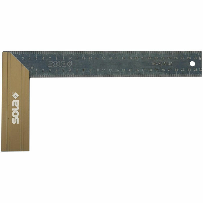 Carpenter's square Solac SRB 30 x 14,5 cm Steel 30,5 cm