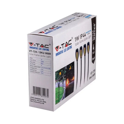 SOLAR GARDEN PEG 1W 2200K IP44 4 PCS V-TAC - Соларни лампи<<<Външно осветление<<<Осветление<<<Praktiker&&&Соларни
