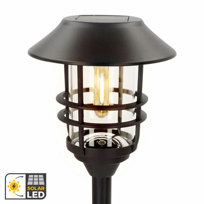 Solar lamp Aktive 17 x 58 x 17 cm (2 Units) - Декорация и Осветление<<<Дом Градина<<<BigBuy&&&Соларно