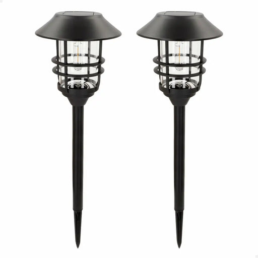 Solar lamp Aktive 17 x 58 x 17 cm (2 Units) - Декорация и Осветление<<<Дом Градина<<<BigBuy&&&Соларно