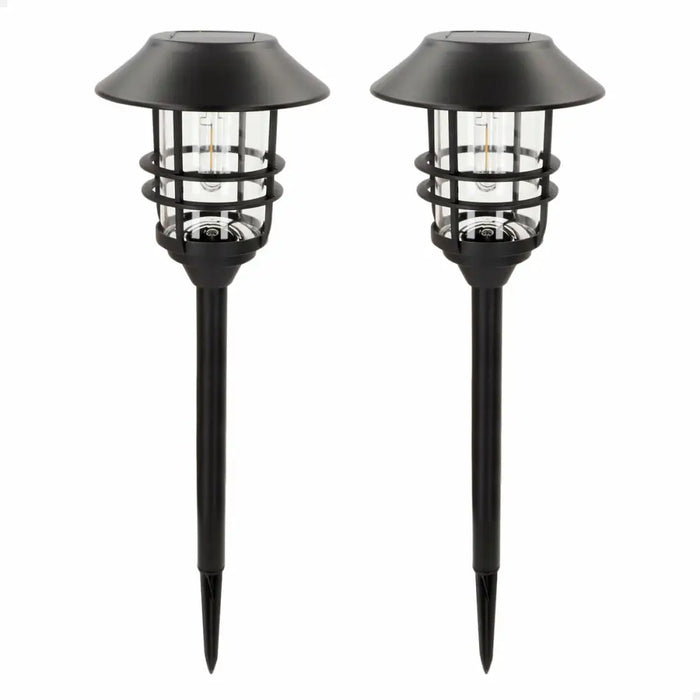 Solar lamp Aktive 17 x 58 x 17 cm (2 Units) - Декорация и Осветление<<<Дом Градина<<<BigBuy&&&Соларно