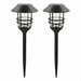 Solar lamp Aktive 17 x 58 x 17 cm (2 Units) - Декорация и Осветление<<<Дом Градина<<<BigBuy&&&Соларно