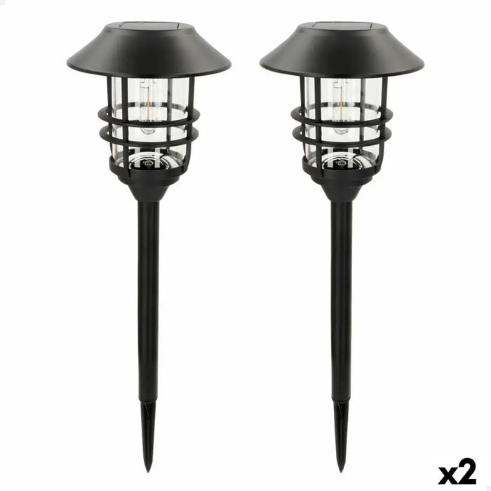 Solar lamp Aktive 17 x 58 x 17 cm (2 Units) - Декорация и Осветление<<<Дом Градина<<<BigBuy&&&Соларно