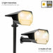 Solar lamp Aktive 8 x 37 x 11 cm (6 Units) - Декорация и Осветление<<<Дом Градина<<<BigBuy&&&Соларно