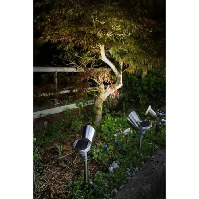 Solar lamp Galix 30 Lm Stainless steel - Декорация и Осветление<<<Дом Градина<<<BigBuy&&&Соларно осветление<<<Декорация