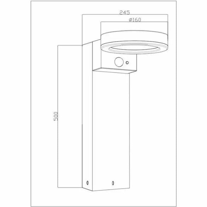 Solar lamp Galix G4590B Silver 1000 Lm - Декорация и Осветление<<<Дом Градина<<<BigBuy&&&Соларно осветление<<<Декорация