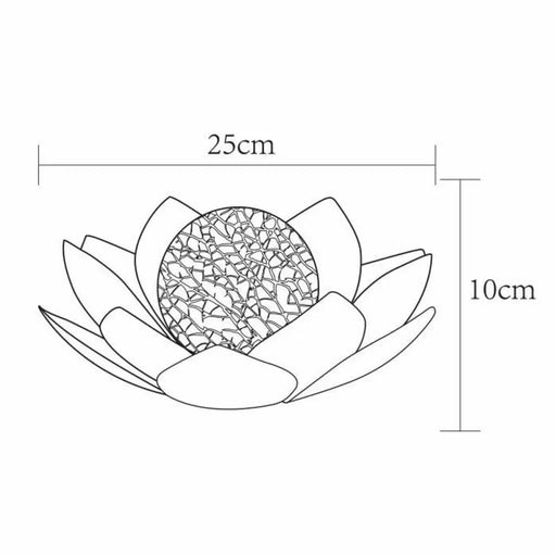 Solar lamp Galix Waterlily 25 cm - Декорация и Осветление<<<Дом Градина<<<BigBuy&&&Соларно осветление<<<Декорация и
