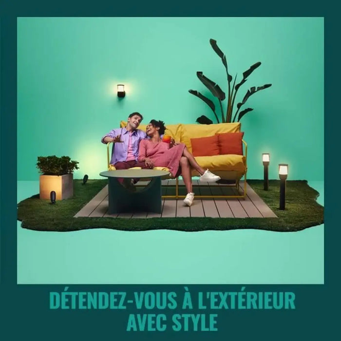 Solar lamp Wiz Elpas Black 400 lm - Декорация и Осветление<<<Дом Градина<<<BigBuy&&&Соларно осветление<<<Декорация и