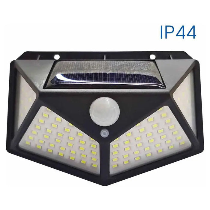 SOLAR LED WALL SPOT WITH SENSOR 0.7W 4000K IP44 BLACK VIVALUX VAST - Соларни прожектори<<<Външно