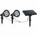 Solar-powered spotlight Lumi Garden Family Spiky 2-in-1 Black Aluminium Steel (2 Units) - Декорация и Осветление<<<Дом