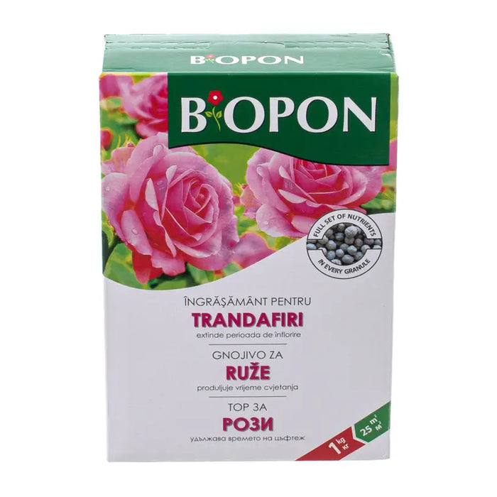 SOLID FERTILIZER FOR ROSES 1KG BIOPON - Торове<<<Торове почви и тревни смески<<<Градина<<<Praktiker