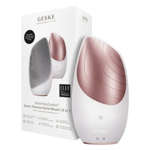 Sonic Thermo Facial Brush 6 in 1 Geske with APP (starlight) - Massagers<<<Facial care devices<<<Health