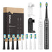 Sonic toothbrushes with tips set and 2 holders Bitvae D2 + D2 (white and black) - Sonic toothbrushes<<<Sonic
