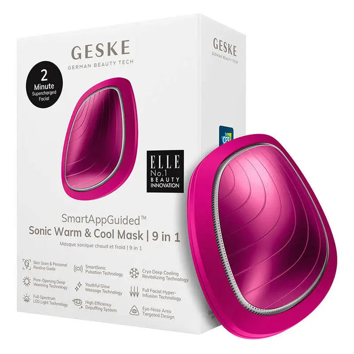 Sonic Warm & Cool Mask 9in1 Geske with APP (magenta) - Massagers<<<Facial care devices<<<Health and beauty<<<InnproXML