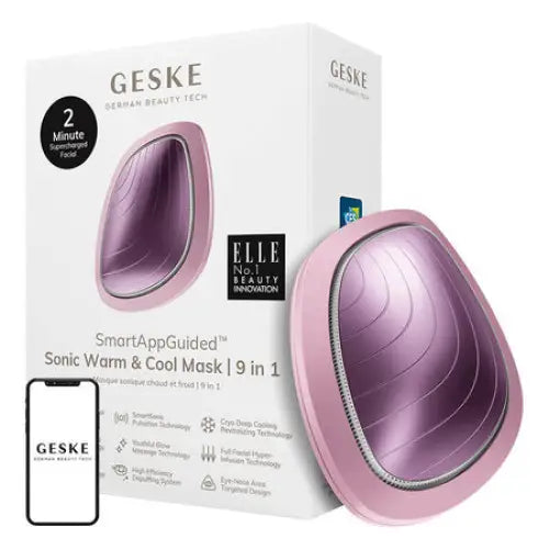 Sonic Warm & Cool Mask 9in1 Geske with APP (pink) - Massagers<<<Facial care devices<<<Health and beauty<<<InnproXML