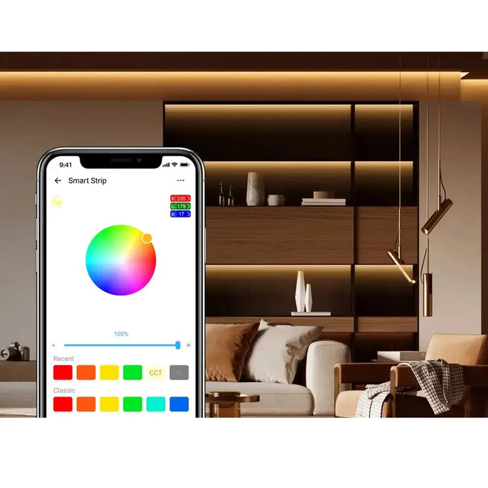Sonoff L2-2M kit intelligent waterproof LED strip 2m RGB remote control Wi-Fi power supply - Smart home<<<HurtelXML