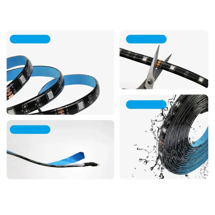 Sonoff L2-5M kit intelligent waterproof LED strip 5m RGB remote control Wi-Fi power supply - Smart home<<<HurtelXML