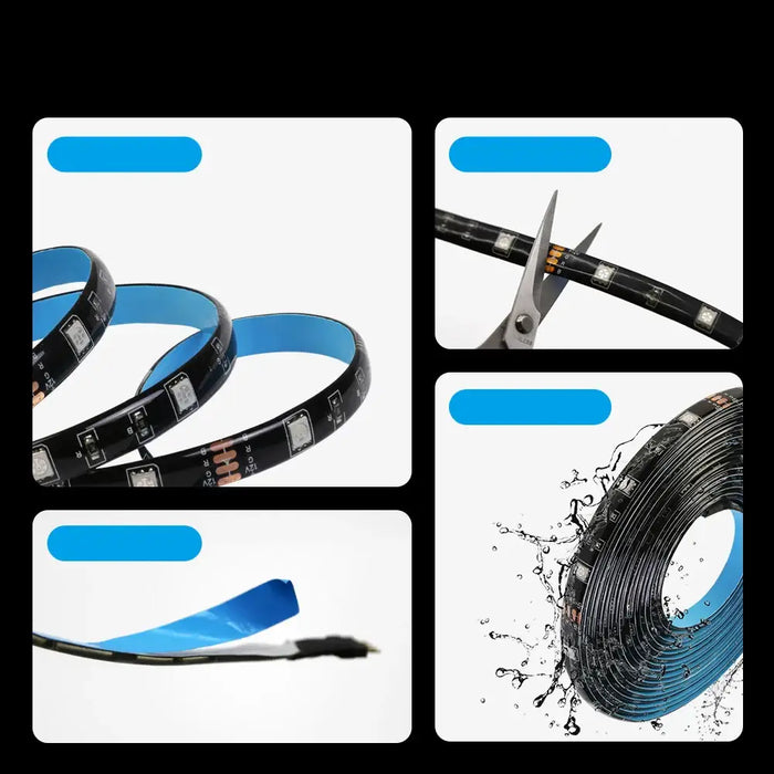 Sonoff L2-5M kit intelligent waterproof LED strip 5m RGB remote control Wi-Fi power supply - Smart home<<<HurtelXML