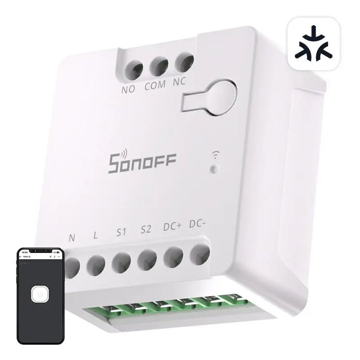 SONOFF MINI-D Smart WiFi Matter Switch (AC/DC 12-48V dry contact) - Smart controllers<<<Control devices<<<Smart