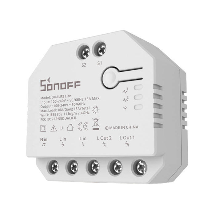 Smart Wi-Fi switch WiFi Sonoff Dual R3 Lite