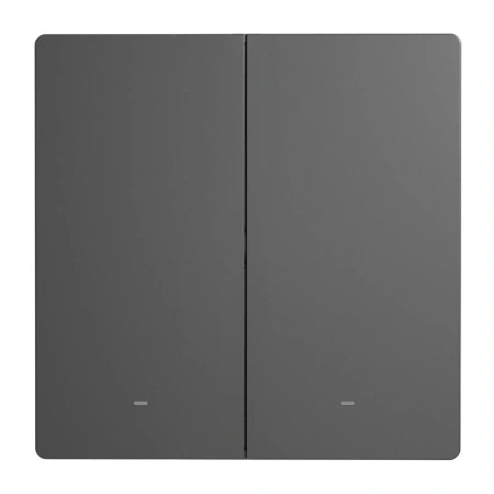 Sonoff M5 2C Smart WiFi Wall Switch, Gray (2-Channel)