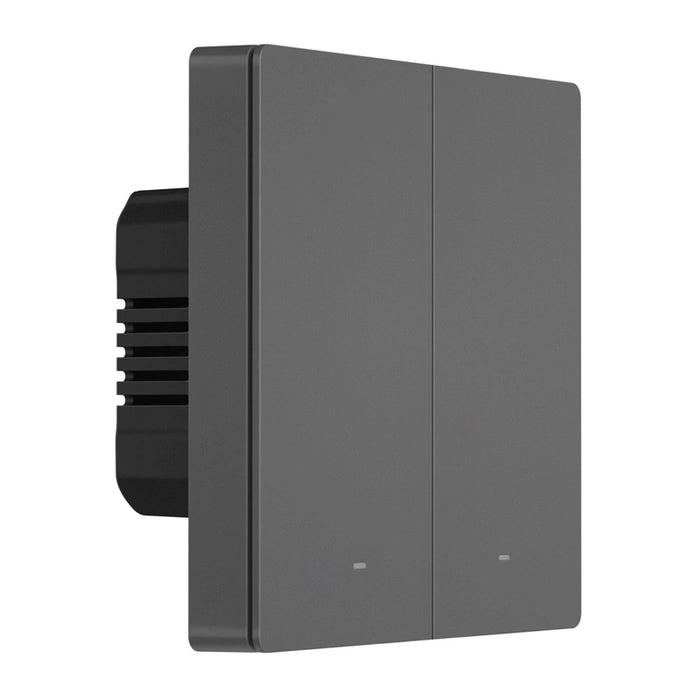 Sonoff M5 2C Smart WiFi Wall Switch, Gray (2-Channel)