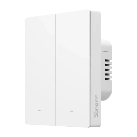 SONOFF M5-2C-80W WiFi Matter smart wall switch (2-channel, for frame)