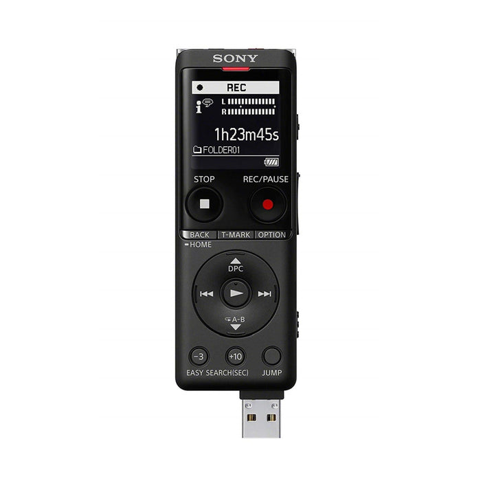 Sony ICD-UX570 4GB micro SD slot built-in USB black - Цифрови диктофони<<<SONY компютърни периферни