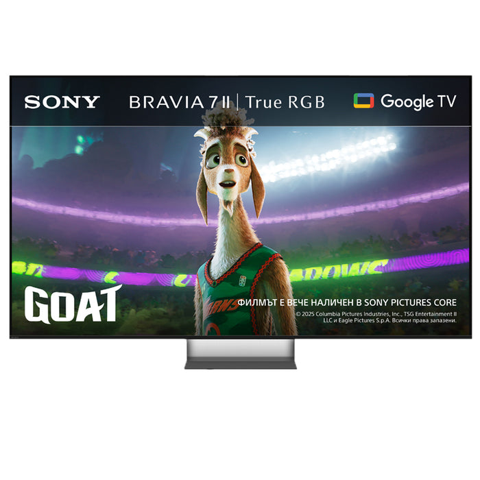 TV SONY BRAVIA 7II K-65XR75M2 4K Ultra HD RGB-MINI LED SMART TV, GOOGLE TV, 65.0 ", 164.0 cm
